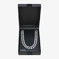 Mens Stainless Steel 24 Inch Curb Chain Necklace