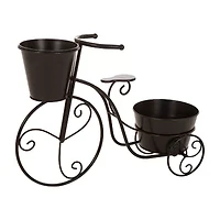 Glitzhome 21.5L Metal Bicycle Planter Stands