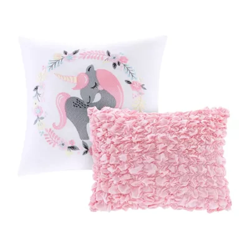 Intelligent Design Bliss 100% Cotton Duvet Cover Set with Decorative Pillows