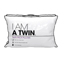 I Am Down Alternative 2-Pack Extra Firm Density Bed Pillow