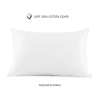 I Am Down Alternative 2-Pack Extra Firm Density Bed Pillow