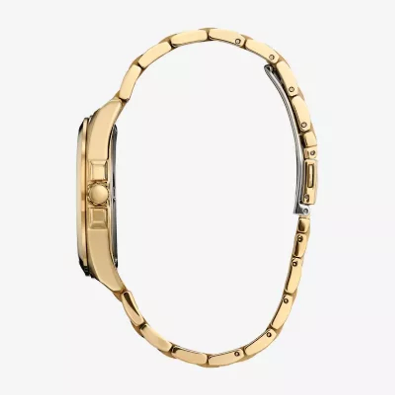 Citizen Peyten Mens Gold Tone Stainless Steel Bracelet Watch Bm7532-54p