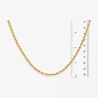Made in Italy Unisex Adult 14K Gold 18 Inch Rope Chain Necklace
