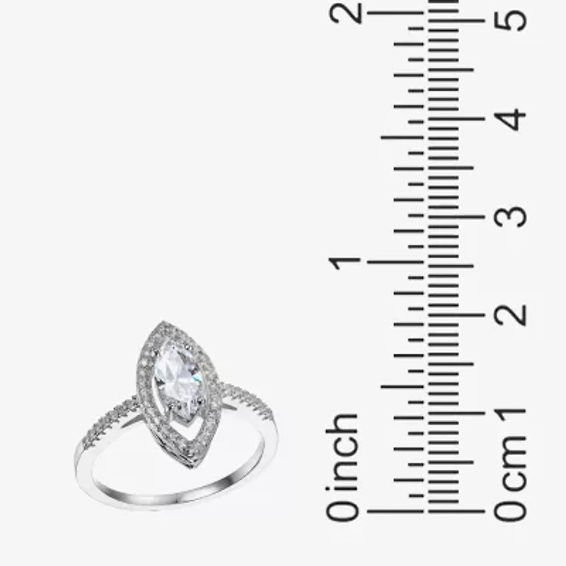 DiamonArt® Lab Created White Cubic Zirconia Sterling Silver 3-pc. Jewelry Set