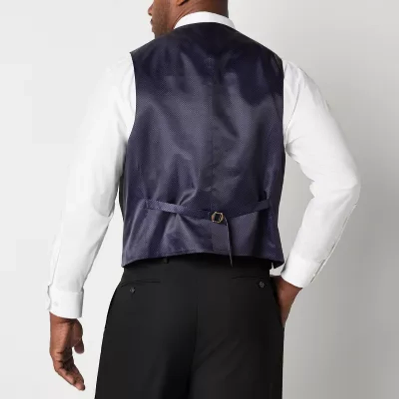 Shaquille O'Neal XLG Mens Stretch Fabric Classic Fit Big and Tall Suit Vest