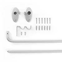 Eclipse Clinton 5/8 IN Adjustable Curtain Rod