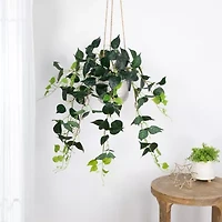 34.75'' Green Artificial Spring Pothos Plant Bush