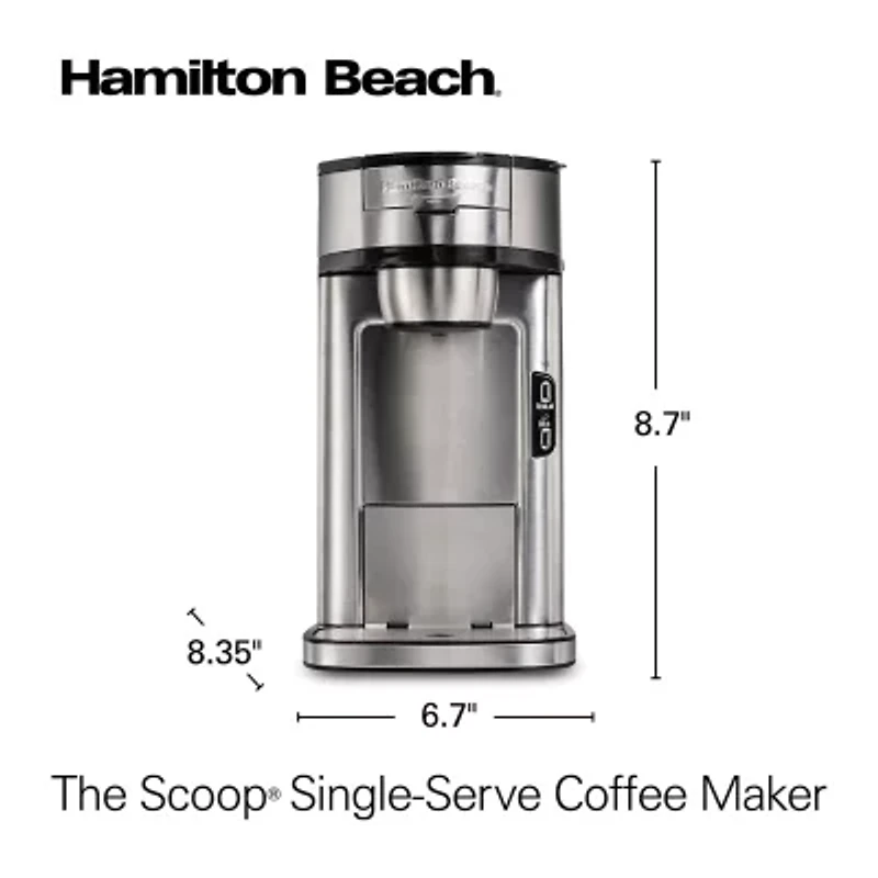 Hamilton Beach® Scoop Single-Serve Coffee Maker