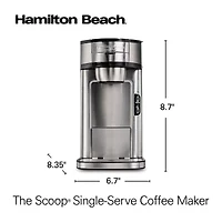 Hamilton Beach® Scoop Single-Serve Coffee Maker