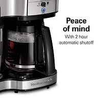 Hamilton Beach® Scoop Programmable 2-Way Coffee Maker