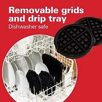 Hamilton Beach® Belgian-Style Flip Waffle Maker