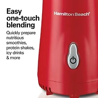 Hamilton Beach® Single-Serve Blender + Travel Lid
