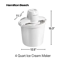 Hamilton Beach® 4-qt. Ice Cream Maker