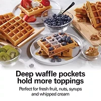Hamilton Beach® 4-Square Belgian Waffle Maker