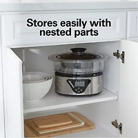 Hamilton Beach® Two-Tier Digital Food Steamer and Rice Cooker
