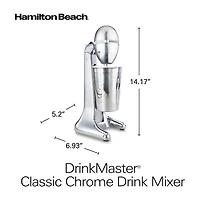 Hamilton Beach® DrinkMaster® Classic Chrome Drink Mixer