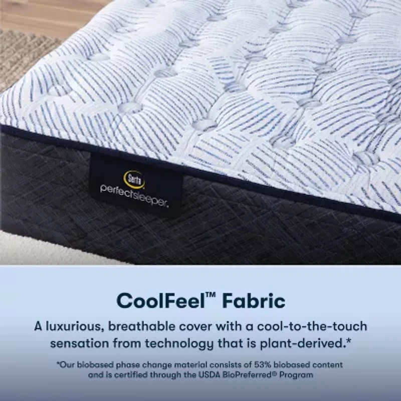 Serta Perfect Sleeper Blue Lagoon Nights 13.5" Medium Tight Top - Mattress Only