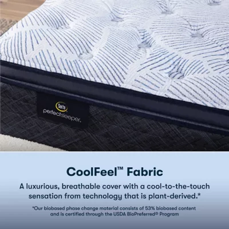 Serta Perfect Sleeper Blue Lagoon Nights 14.5" Plush Pillow Top - Mattress Only