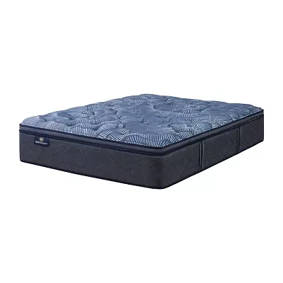 Serta Perfect Sleeper Cobalt Calm 15.25" Plush Pillow Top