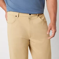 Stylus Mens Big and Tall Athletic Fit Flat Front Pants