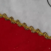 19'' Red and White Glittered Finish Jolly Snowmen Scene Bordered Stocking