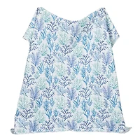 Linery Blue Coral Reversible Quilt Set
