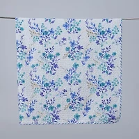 Linery Blue Floral Reversible Quilt Set