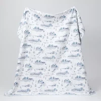 Linery Coastal Toile Reversible Reversible Quilt Set