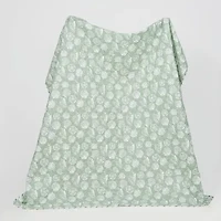 Linery Green Seashell Reversible Quilt Set