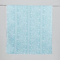 Linery Floral Striped Reversible Quilt Set
