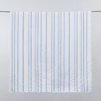 Linery Delicate Stripes Reversible Quilt Set