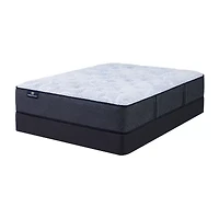 Serta Perfect Sleeper Blue Lagoon Nights 13.5" Plush Tight Top - Mattress + Box Spring