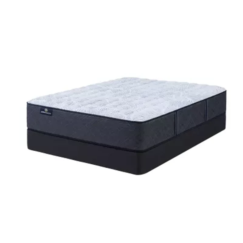 Serta Perfect Sleeper Blue Lagoon Nights 13.5" Medium Tight Top - Mattress + Box Spring