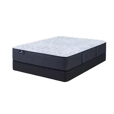Serta Perfect Sleeper Blue Lagoon Nights 13.5" Medium Tight Top - Mattress + Box Spring