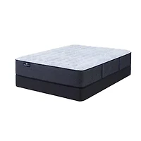 Serta Perfect Sleeper Blue Lagoon Nights 13.5" Medium Tight Top - Mattress + Box Spring