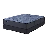 Serta Perfect Sleeper Cobalt Calm 13.25" Plush Tight Top - Mattress + Box Spring