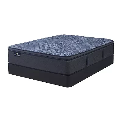 Serta Perfect Sleeper Cobalt Calm Plus 14.5" Firm Pillow Top - Mattress + Box Spring