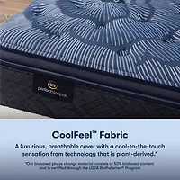 Serta Perfect Sleeper Cobalt Calm 15.25" Plush Pillow Top - Mattress + Box Spring