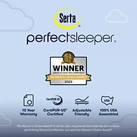 Serta Perfect Sleeper Blue Lagoon Nights 14.5" Plush Pillow Top - Mattress + Box Spring