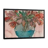 Lumaprints Elegance Bouquet Framed Canvas Art