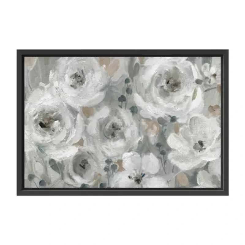 Lumaprints Neutral Symphony Framed Canvas Art