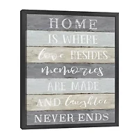 Lumaprints Laughter Never Ends Framed Canvas Art
