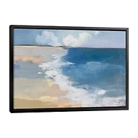 Lumaprints Open Shore Framed Canvas Art