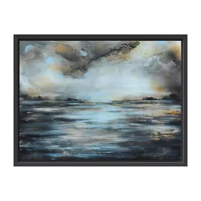 Lumaprints Light And Clouds Framed Canvas Art