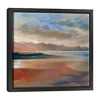 Lumaprints Mountain Sunset 2 Framed Canvas Art