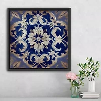 Lumaprints Turkish Tiles Xi Framed Canvas Art