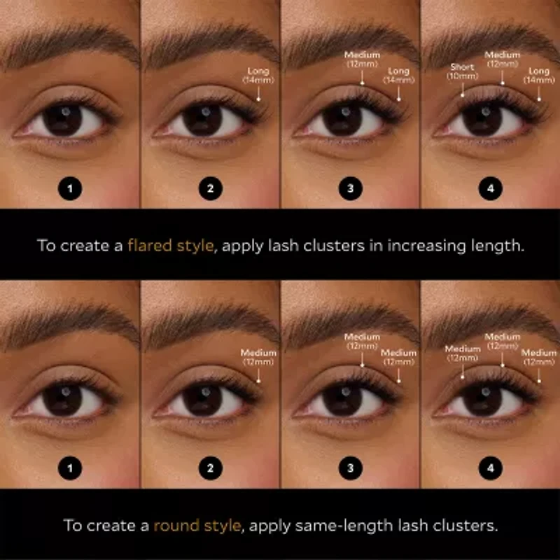 Velour Lashes Xtensions Lash Clusters - Hybrid