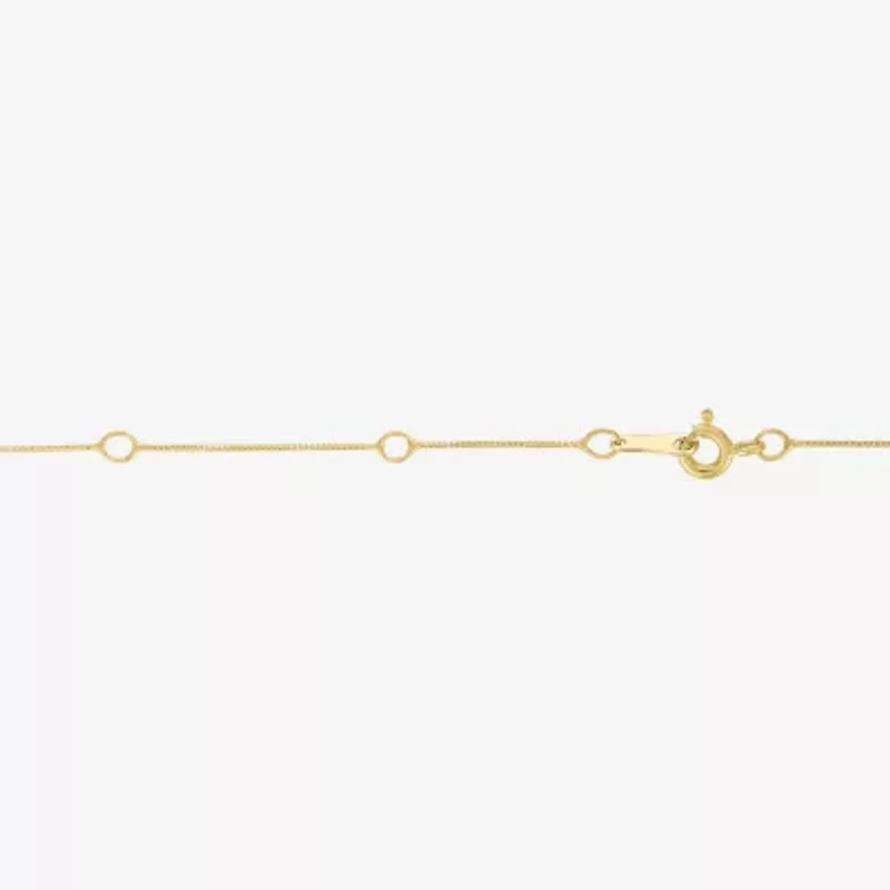 (G-H / Si2-I1)\T\T\T\T\T\T\T\T\T\T\T\T\T\T Womens 1/3 CT. T.W. Lab Grown White Diamond 10K Gold 16 Inch Pendant Necklace