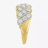 (G-H/Si2-I1) Womens 8.5MM 1 CT. T.W. Lab Grown White Diamond 10K Gold Band