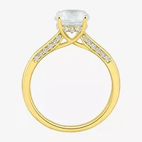H-I / Si1-Si2) Womens 1 3/4 CT. T.W. Lab Grown White Diamond 10K Gold Solitaire Engagement Ring